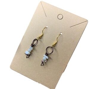 Pearl crystal earrings